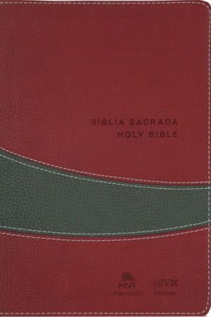 Bíblia NVI Português-Inglês – Vinho e Cinza