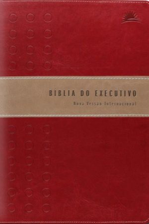 Biblia NVI do Executivo – Capa Luxo Vinho e Prateado