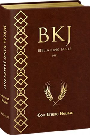 Bíblia King James Fiel 1611 Com Estudo Holman (Marrom)