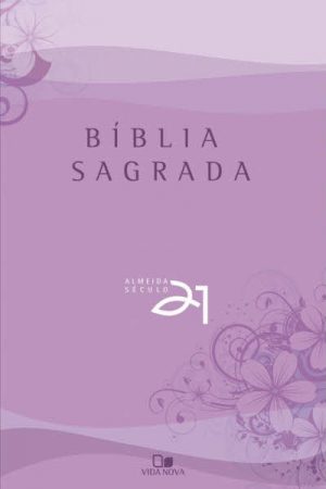 Bíblia Almeida Século 21 Brochura – Lilás c/ Referências Cruzadas