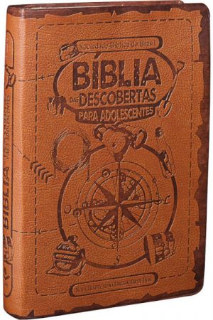 Bíblia das Descobertas para Adolescentes – Couro sintético Marrom claro