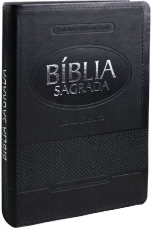 Bíblia Sagrada Letra Gigante – Capa Couro sintético Preta
