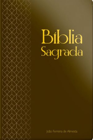 Bíblia Sagrada Letra Gigante Semi Luxo Capa Dura Marrom