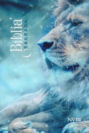 Bíblia NVI Slim Capa Dura Leão Azul