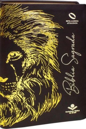 Bíblia Sagrada – NAA – Letra Grande – Capa Leão Marrom