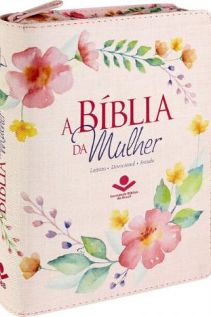 A Bíblia da Mulher – Almeida Revista e Corrigida – Tecido Zíper
