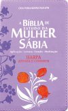 Bíblia de Estudo da Mulher Sábia – Modelo 1 – Tulipa lilás