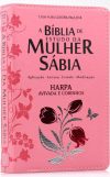 Bíblia de Estudo da Mulher Sábia – Modelo 01 – Tulipa Rosa