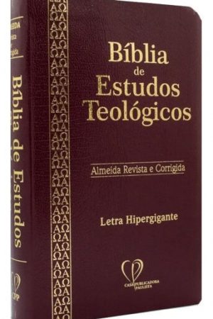 Bíblia de Estudos Teológicos RC Coverbook Bordô