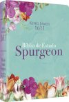 Bíblia de Estudo Spurgeon – BKJ 1611 – Letra Grande – Luxo – Floral