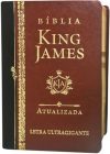 Bíblia King James Atualizada – KJA – Letra Ultra Gigante – Capa Marrom e Preta