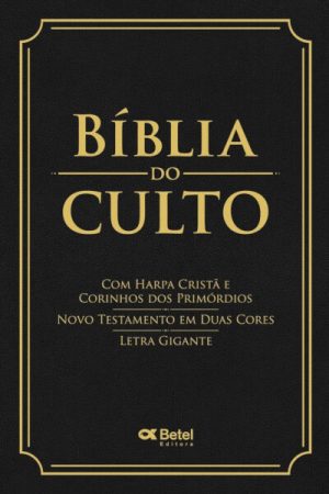 Bíblia Sagrada Preta do Culto – Clássica – Letra Gigante – Harpa Cristã – Corinhos