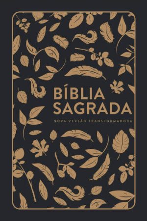 Bíblia NVT LG ST – Folhas Douradas