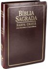 Bíblia Sagrada Letra Grande, Edição com Letras Vermelhas, Concordância, Dicionário e Harpa Cristã