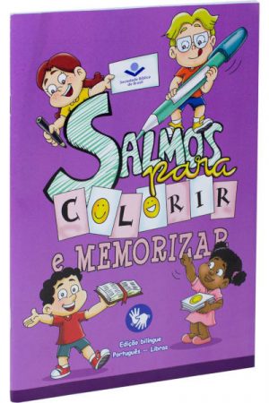 Salmos Para Colorir e Memorizar – Português e Libras