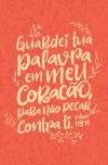 Bíblia NVT Salmo 119.11 (Letra Normal)
