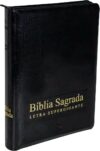 Bíblia Sagrada Letra Supergigante com índice e zíper: Nova Almeida Atualizada (NAA) com Letras Vermelhas