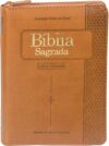 Bíblia Sagrada Letra Grande com índice digital e zíper: Almeida Revista e Corrigida (ARC)