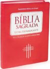 Bíblia Sagrada Letra Extragigante Índice Capa couro sintético pêssego: Nova Tradução na Linguagem de Hoje (NTLH)