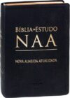 Bíblia de Estudo NAA: Capa em couro legítimo. Nova Almeida Atualizada (NAA)