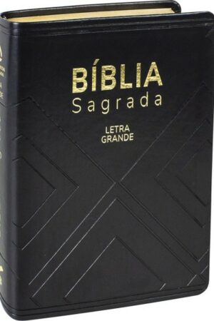 Bíblia Sagrada Evangélica Tamanho Pequeno Letra Grande Linguagem Fácil Capa Preta Nobre