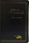 Bíblia A21 Letra gigante luxo – couro bonded preta