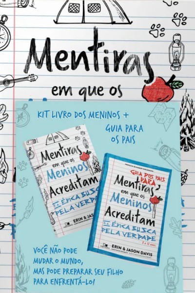 Kit Mentiras em que os meninos acreditam e a épica busca pela verdade + Guia dos pais - Erin Davis, Jason Davis